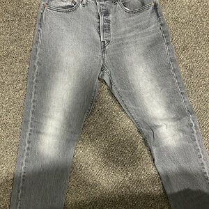 Levi's Men's Classic Gray Straight Jeans